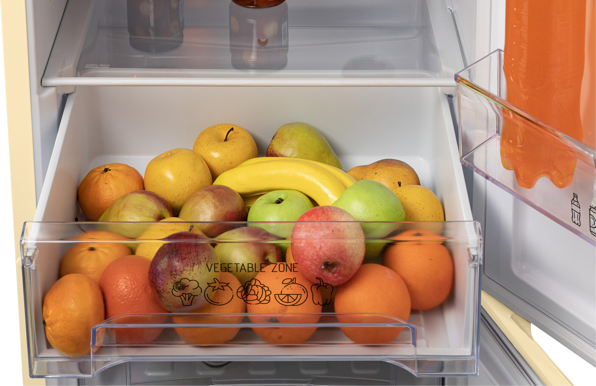 9021268 Холодильник с морозильником   Nordfrost NRB 154 E бежевый STDN-0053146 - Вид №2