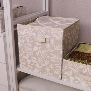 Короб-органайзер Растения KONSENSA 31x31x31 см полиэстер цвет разноцветный 89388017 STLM-2060649