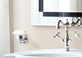 Gentry Home Настенный керамический подстаканник Kent Темное золото GH103043 - Вид №1