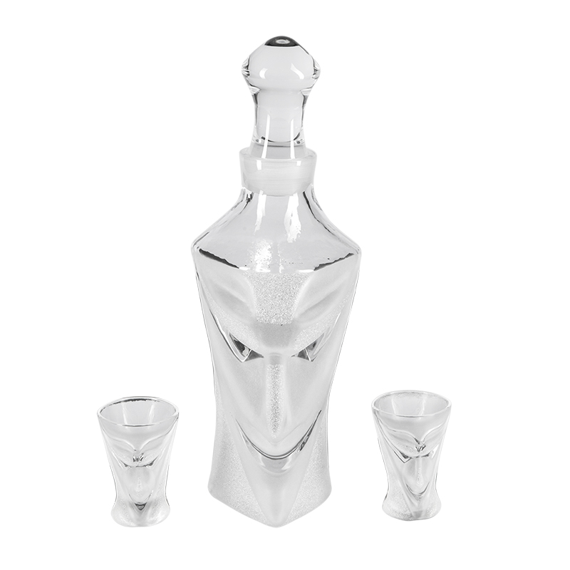 4219 Подарочный набор светлой хрустальной посуды «Люцифер». Maleras 