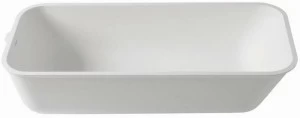 KRION Прямоугольная встраиваемая ванна из материала krion® 3-way T804 165x70 e
