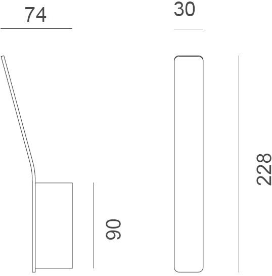 Formagenda Настенный светильник из алюминия Tape sun-id-1369512 - Вид №3
