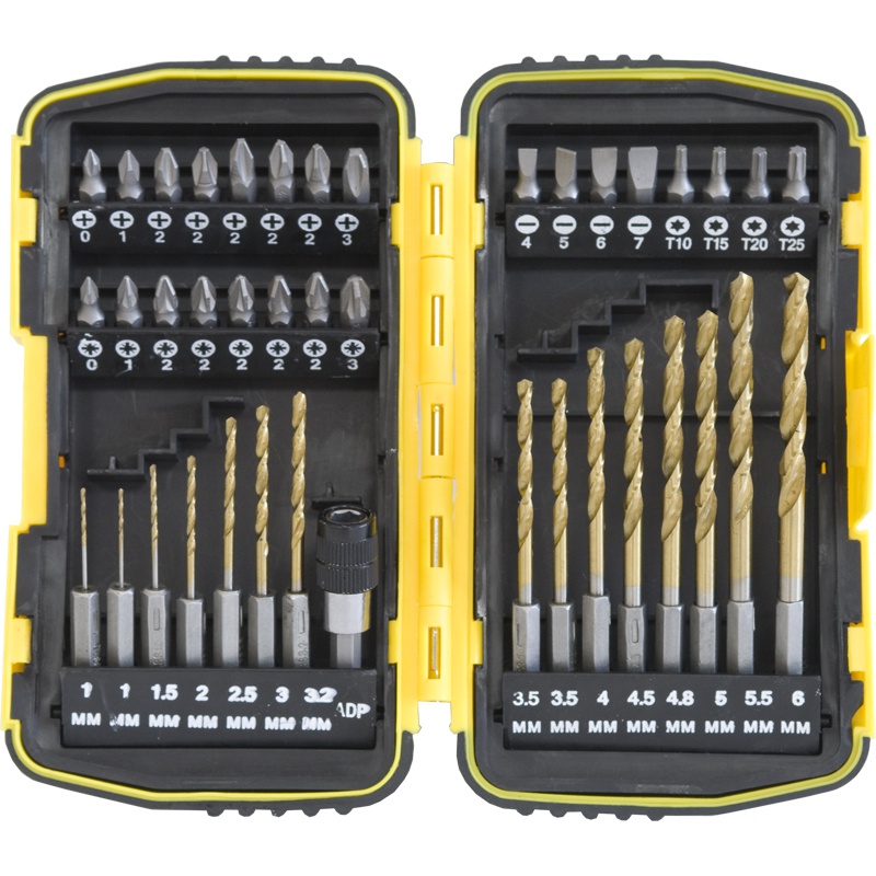 51952 Калибр Набор насадок сменных и сверел Профи НСС-40 