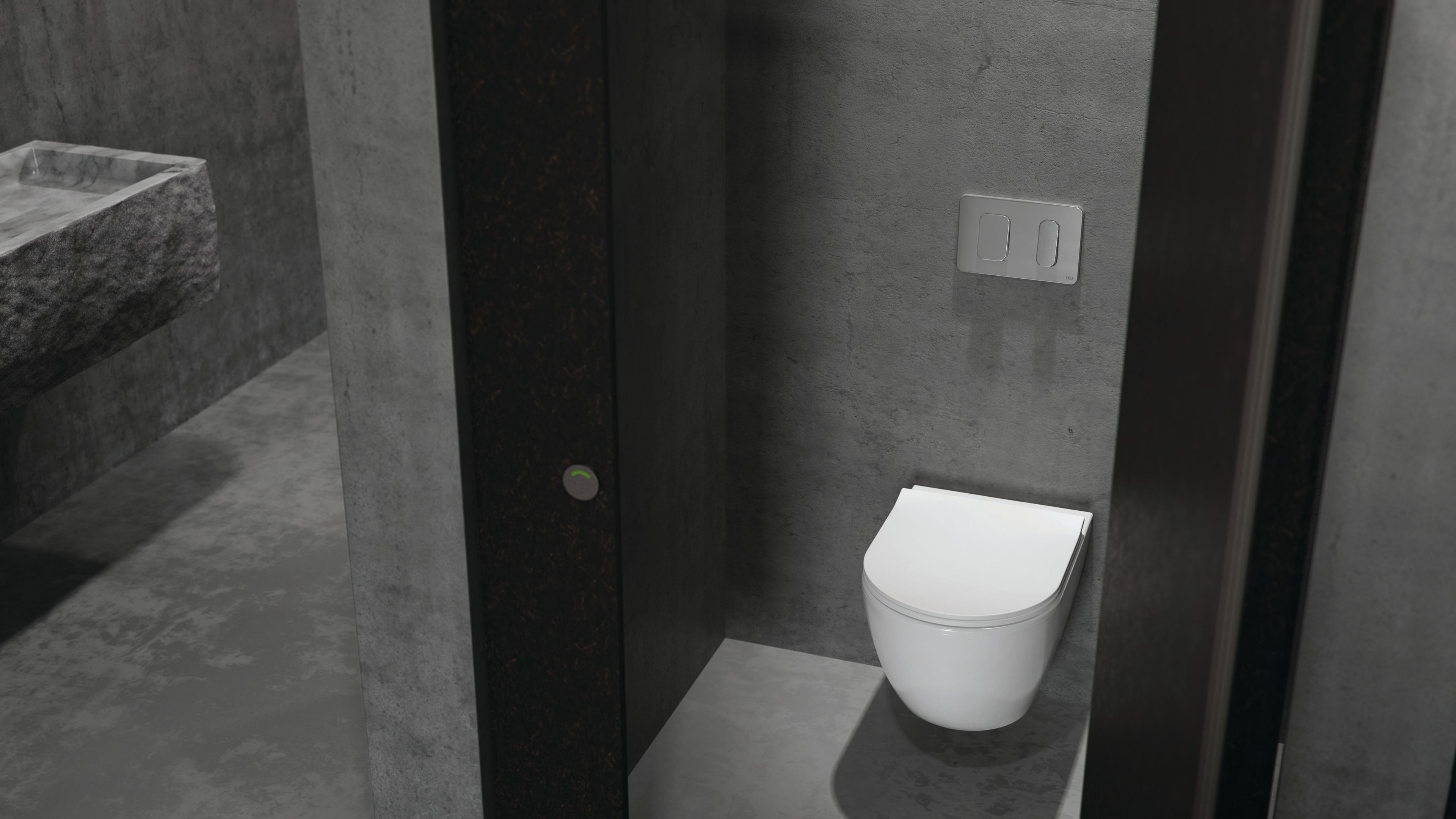 Механическая панель управления туалетом из нержавеющей стали OLI KEY ARCH-00140384 - Вид №2