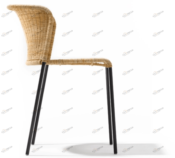 Richard Lampert Стул из ротанга с подлокотниками sun-id-1418935