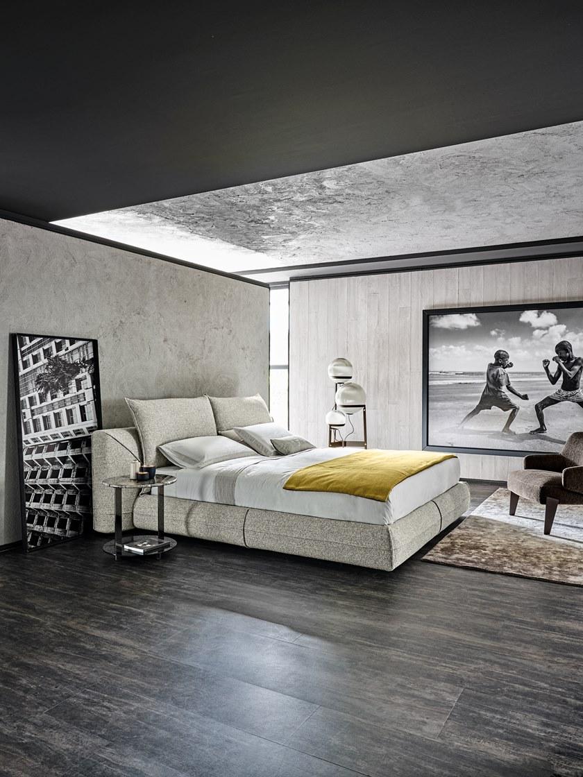 Arketipo Двуспальная кровать из ткани с мягким изголовьем Closeup sun-id-1512577 - Вид №1