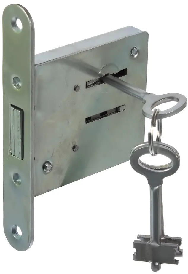 ЗЕНИТ ЗВ8-4 Врезной замок с сувальдным механизмом для входных дверей 11634498