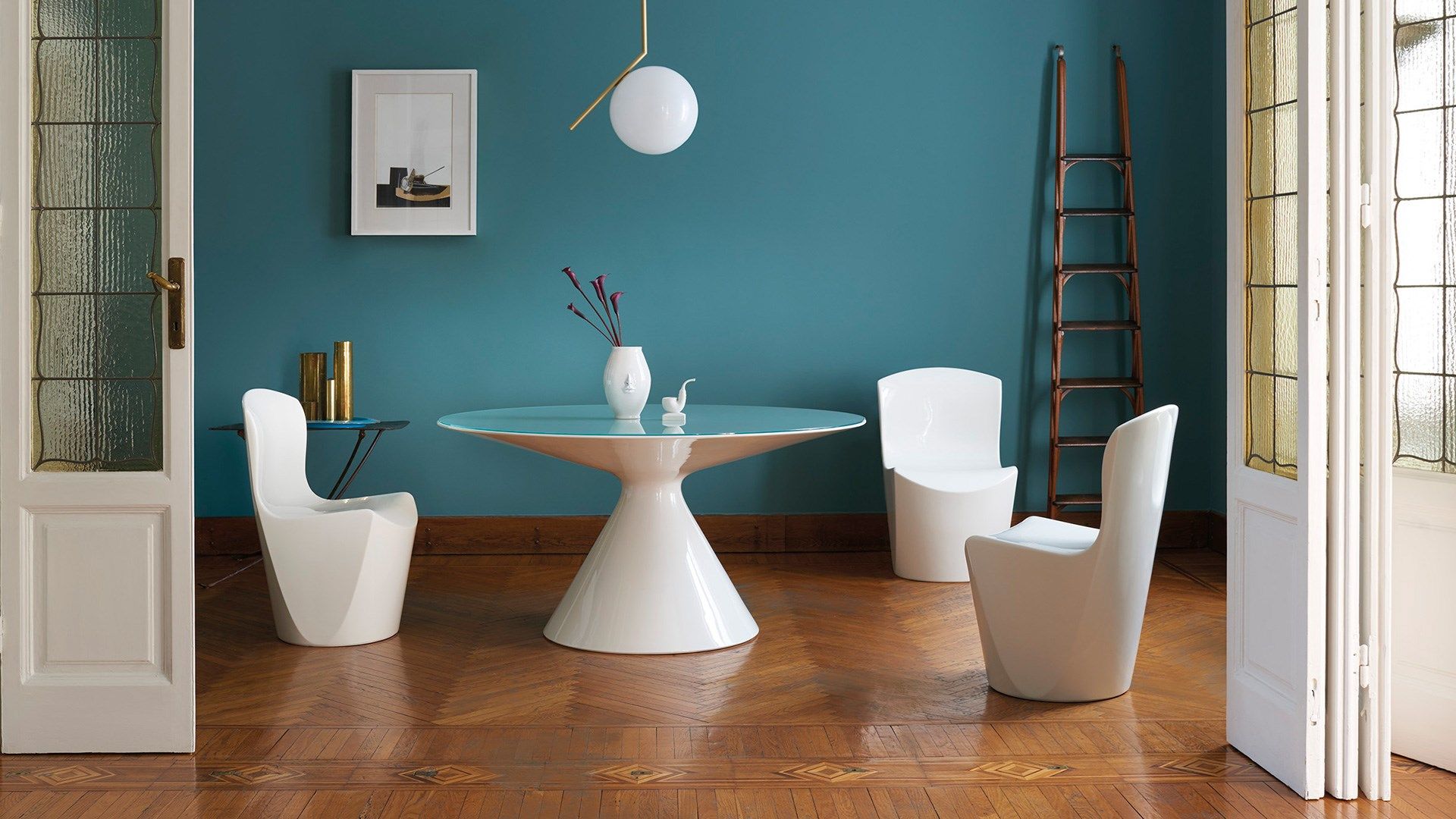 Круглый стол из полиэтилена SLIDE Ed ARCH-00141185 - Вид №4