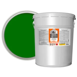 Эмаль Простокраска ПФ-115 полуматовая цвет зеленый 20 кг