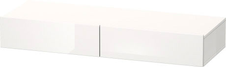 DS827105353 Полочка с ящиком DuraStyle #DS8271 1200 x 440 мм Каштан темный, декор Duravit - Вид №2