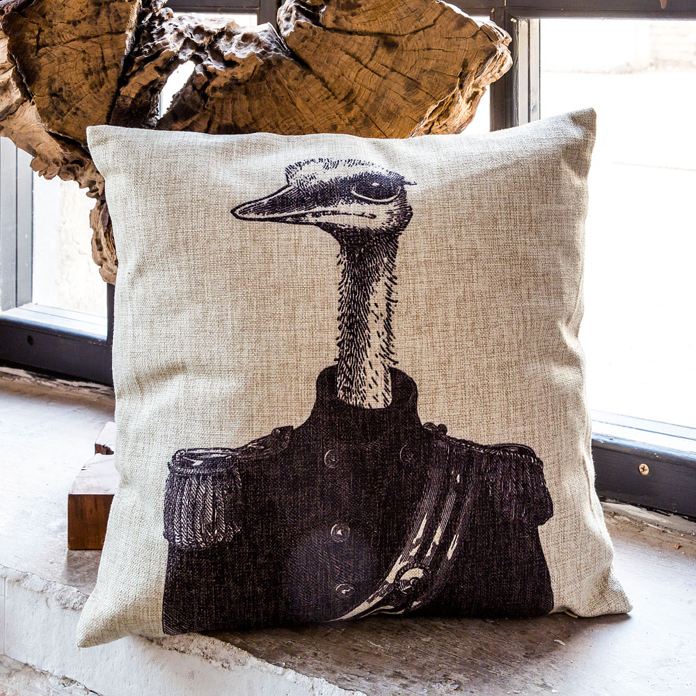 2718862 Интерьерная подушка «Старинная гравюра», версия 22 Object Desire  - Вид №1