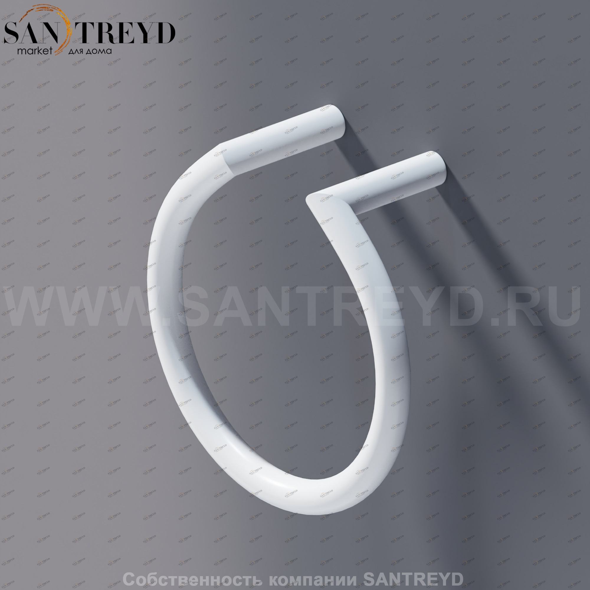 Agape O.L.C. Полотенцедержатель кольцевой 19 см белый AOLC0817Z Аксессуары OLC