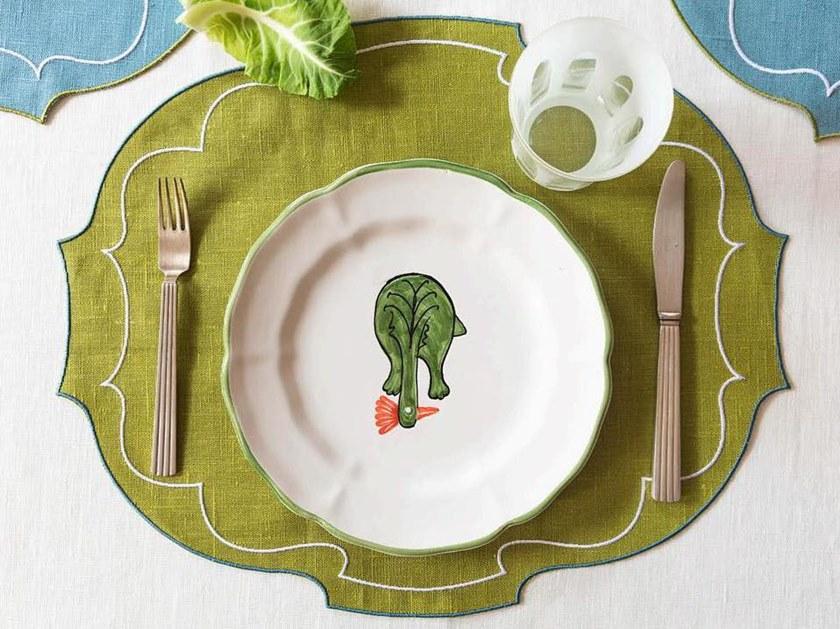 La Gallina Matta Салфетки из льна Parentesi oval sun-id-1416002 - Вид №2