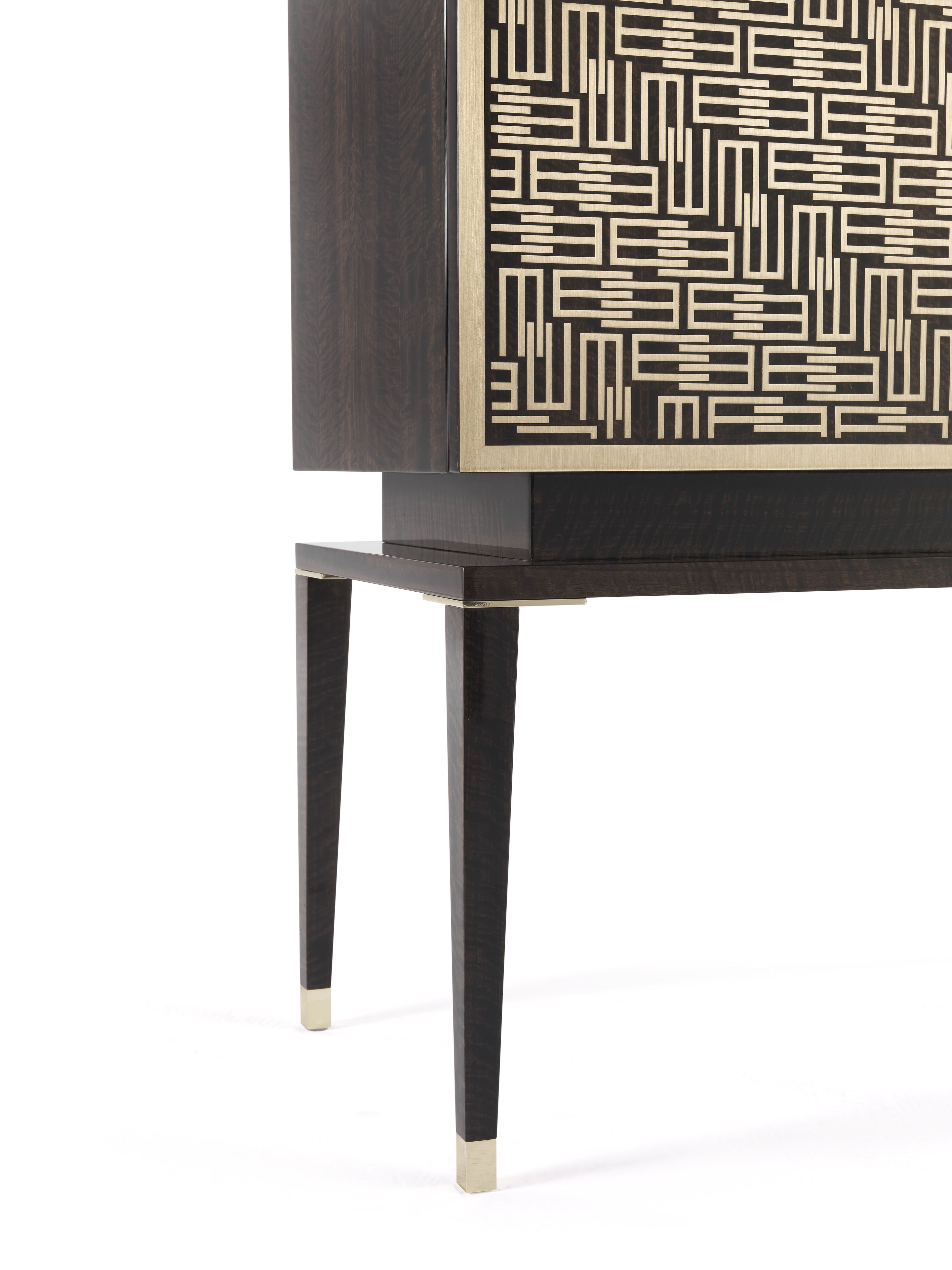 Эвкалиптовый шкаф с распашными дверцами ETRO Home Interiors Tibesti ARCH-00092040 - Вид №3