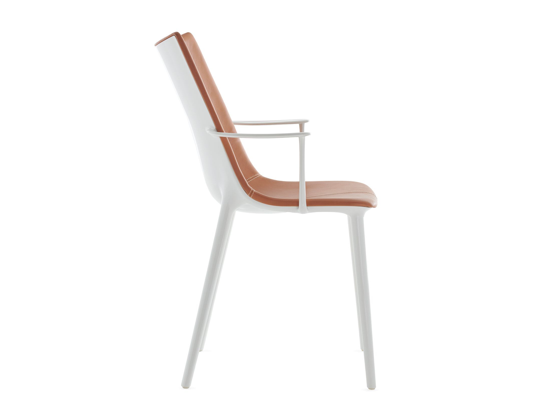 Кожаный стул с подлокотниками Kartell H. H. H ARCH-00009569 - Вид №1