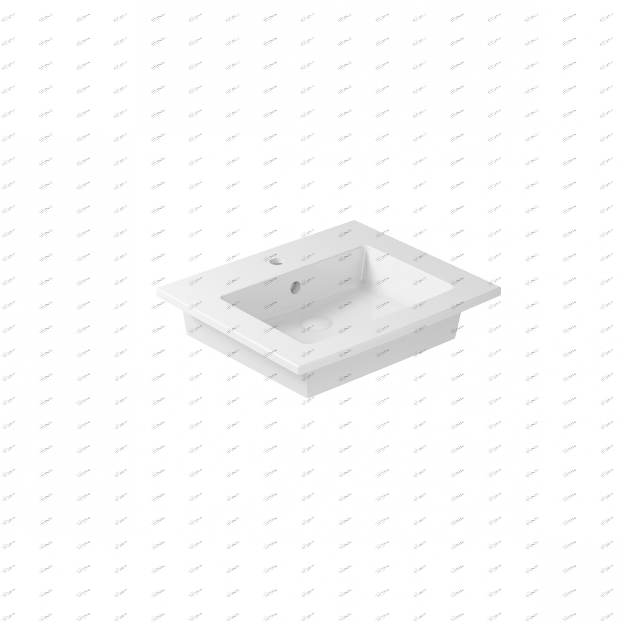 2030 Подвесная раковина настенная овальная Galassia PLUS DESIGN белая