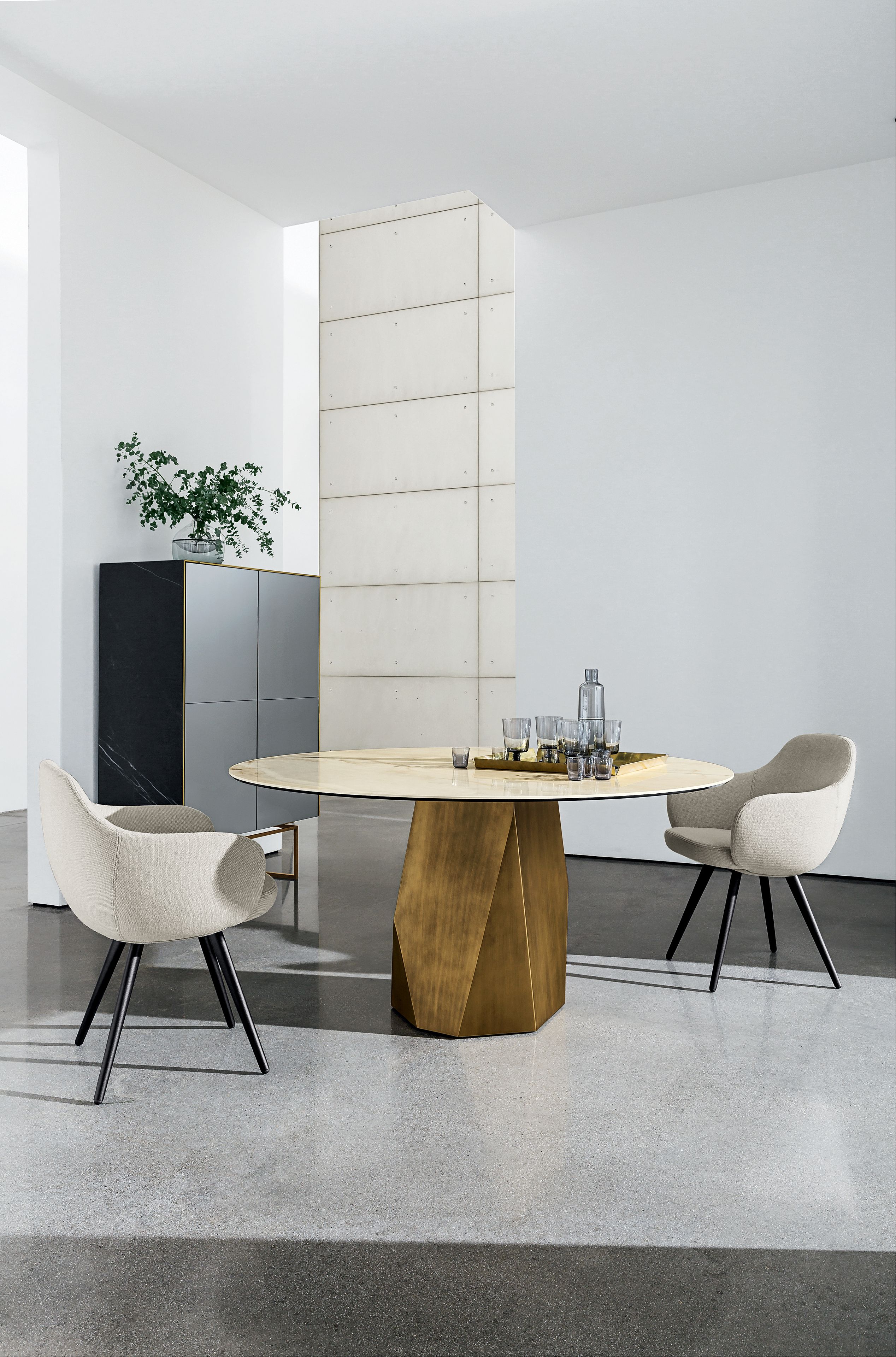 Круглый керамический стол Sovet Italia Deod ARCH-00106951 - Вид №2