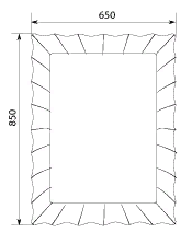 У72503 Зеркало Lumier 65*85 Cappuccino 1 Marka Art - Вид №2