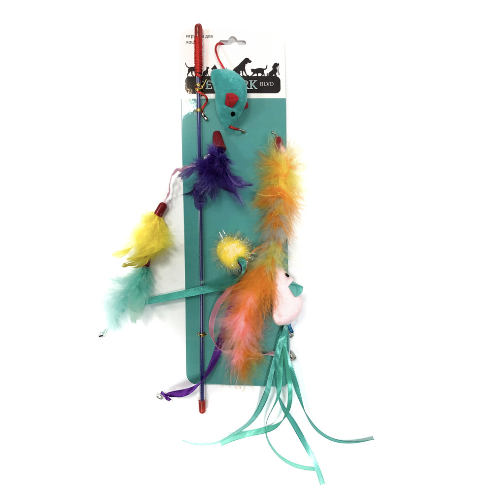 ПР0059068 Игрушка для кошек Pet Park дразнилка Мышки (сменные наконечники) Aromadog 