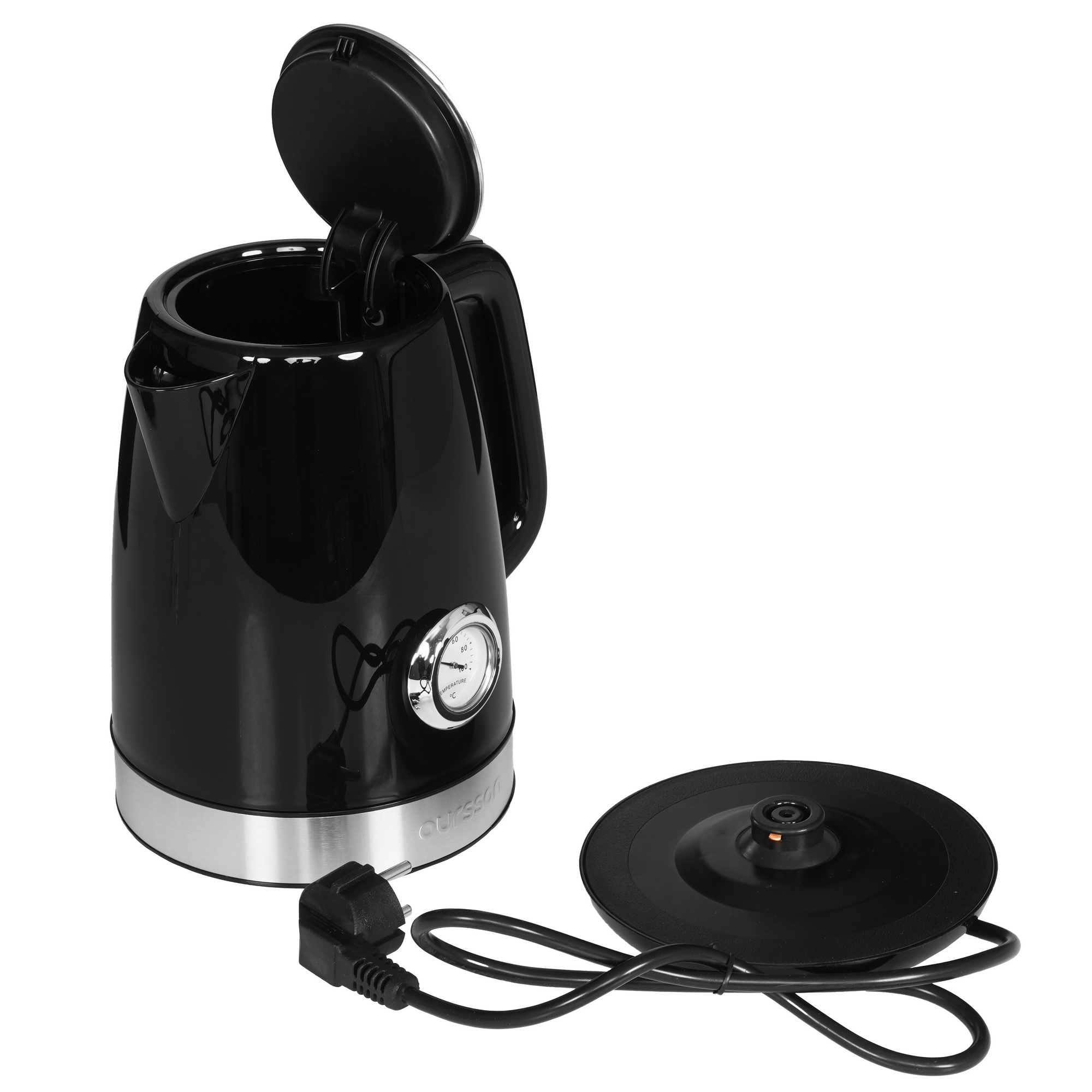 5352113 Электрочайник Oursson EK1716P/BL черный STDN-0024953 - Вид №4