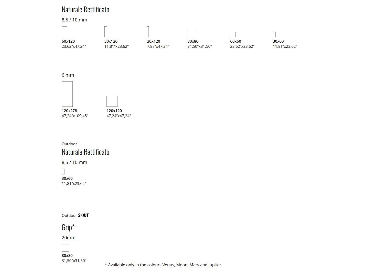 Пол / облицовка керамогранита с эффектом камня CERAMICA FONDOVALLE Planeto ARCH-00049657 - Вид №3