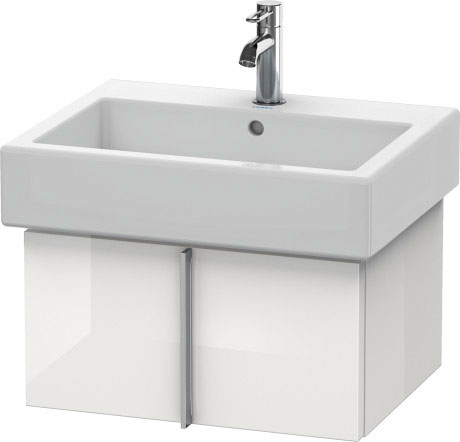 VE610402222 Vero Тумбочка подвесная Белый глянцевый декор Duravit - Вид №2