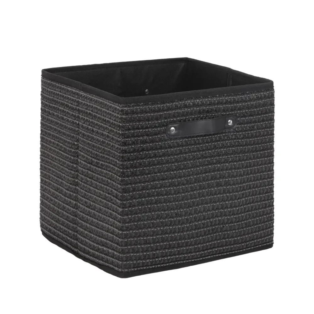 Короб Spaceo KUB 31x31x31 см 29.7 л полипропилен цвет чёрный 82658016 STLM-2190015