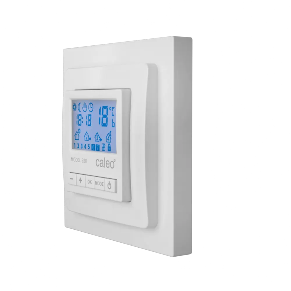 Цифровой терморегулятор Caleo 920 для систем обогрева с адаптерами 18203375 STLM-0009983 - Вид №1