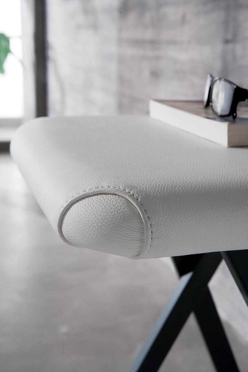 Ozzio Italia Высокий кожаный табурет  S523  - Вид №2