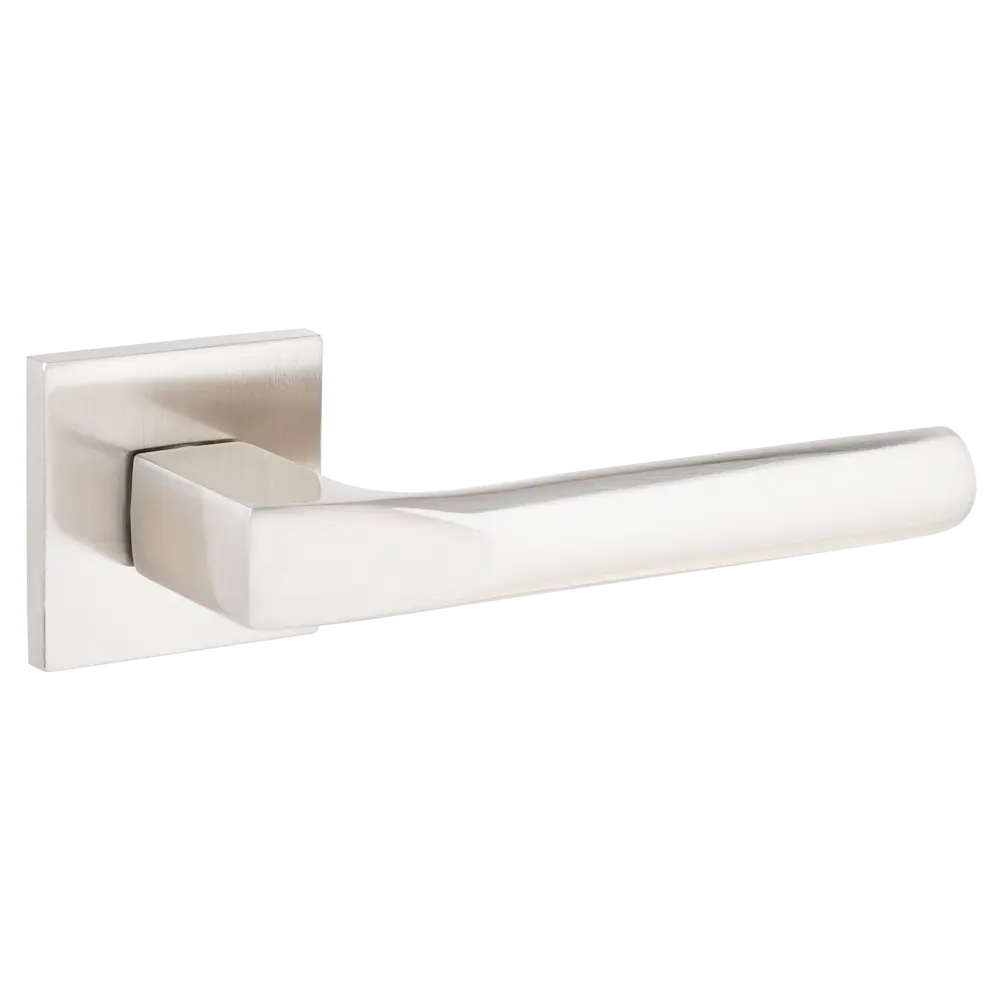 Дверная ручка на розетке Armex H-30131-A без запирания цвет никель STLM-2194697 - Вид №1