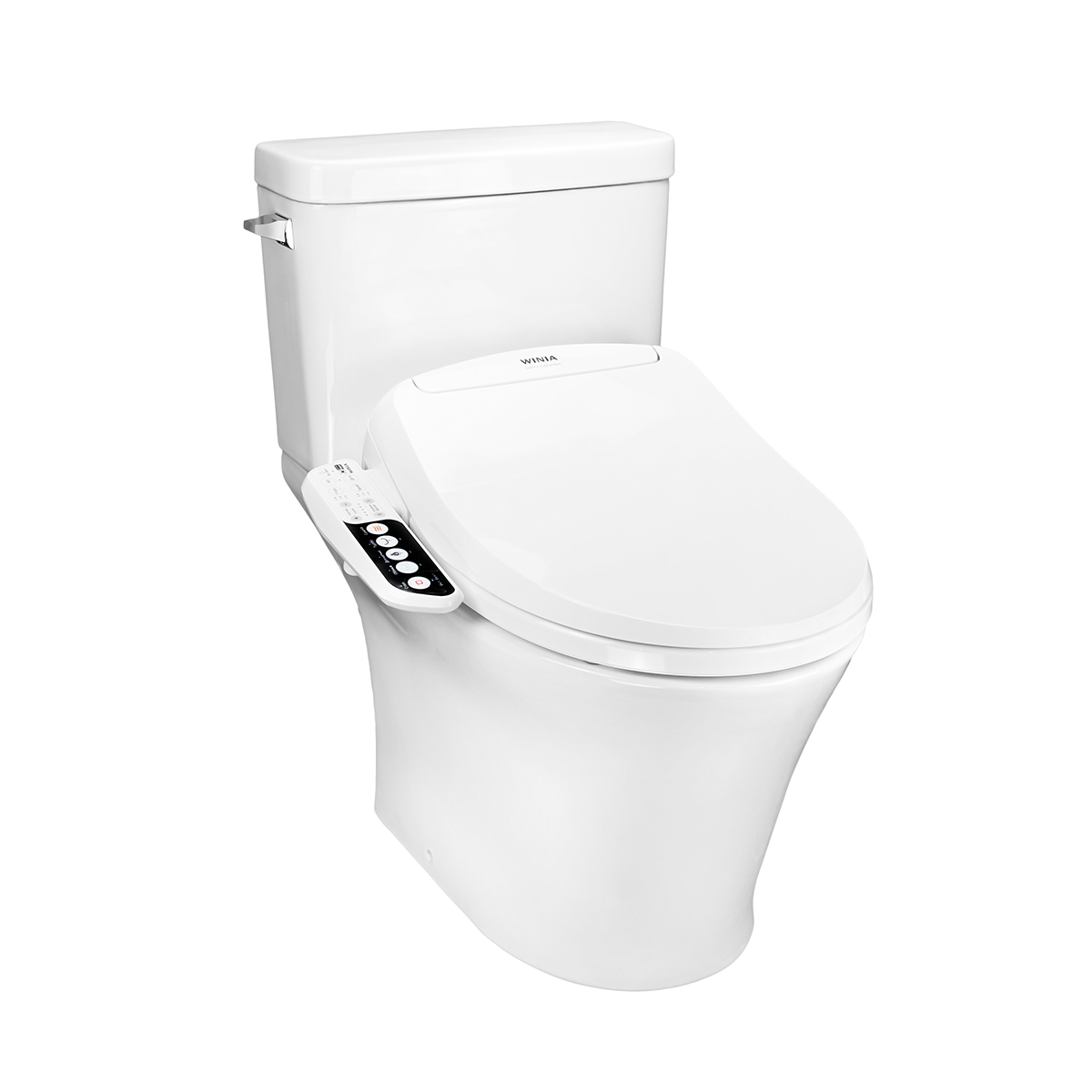 Комплект сифонный унитаз Daelim и крышка-биде Winia Daelim + Winia Entry U-форма SensPa sun-id-2005408