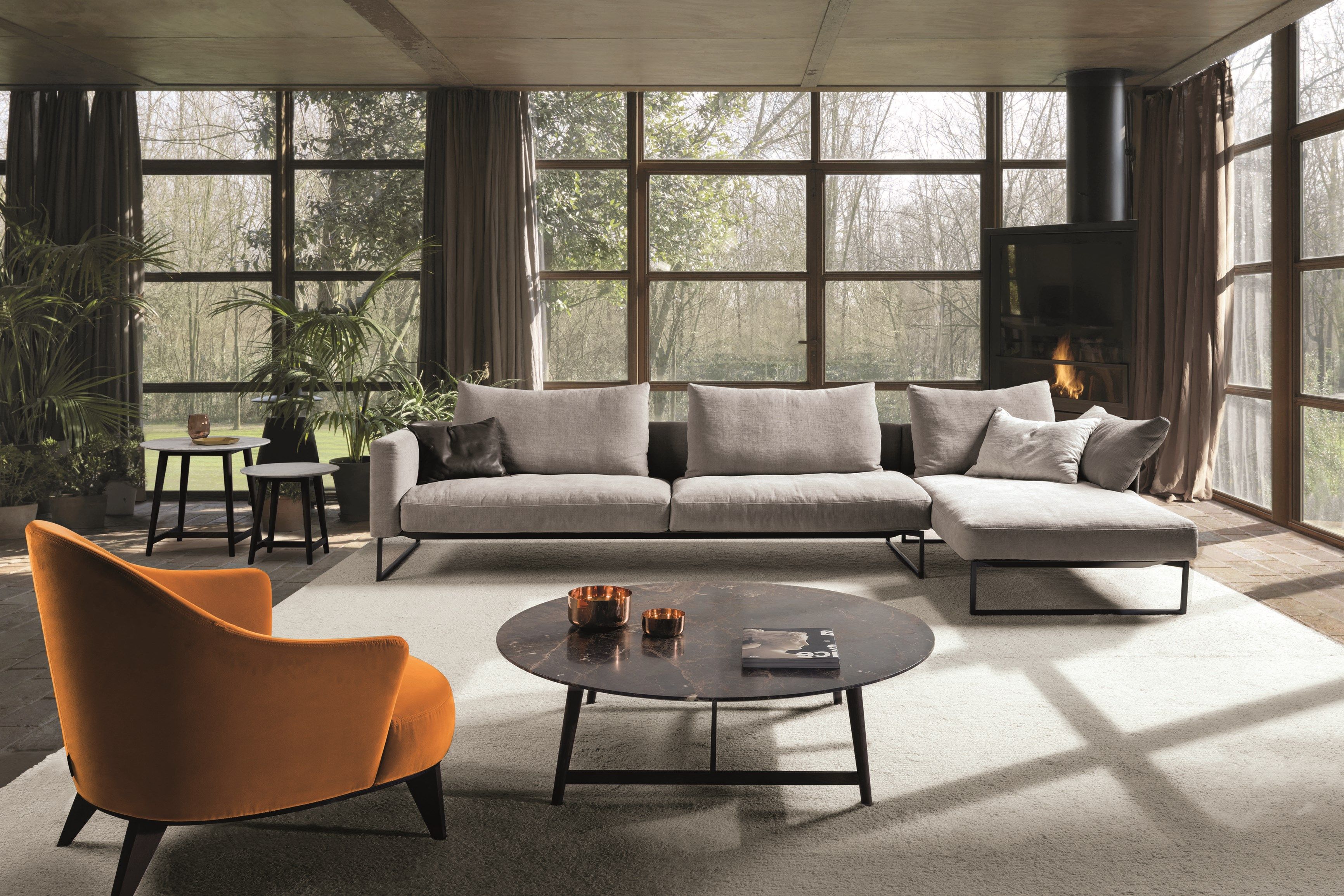 3-местный кожаный съемный диван Désirée divani Arlon ARCH-00031436 - Вид №5