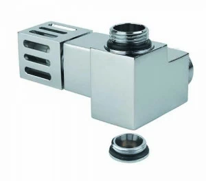 Carlo Poletti V555T10JSX Держатель коаксиальный, правый или левый с соединением под стальную трубу.ù