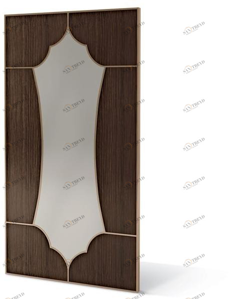 Carpanese Home Буазери из орехового дерева с зеркалом Contemporary 7151