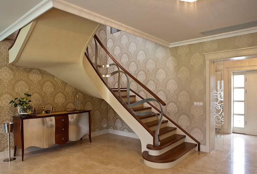 Siller Treppen П-образная открытая лестница из массива дерева Dubai sun-id-1408388 - Вид №5