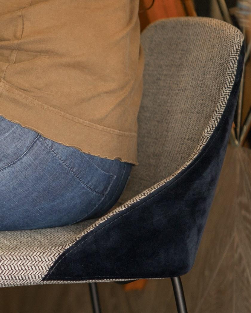 Real Piel Мягкий табурет со спинкой и подставкой для ног Nur sun-id-1408036 - Вид №5