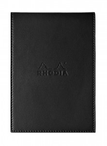 488347 Блокнот "ePURE", 80 листов, в клетку, 115 х 158 мм, черный Rhodia