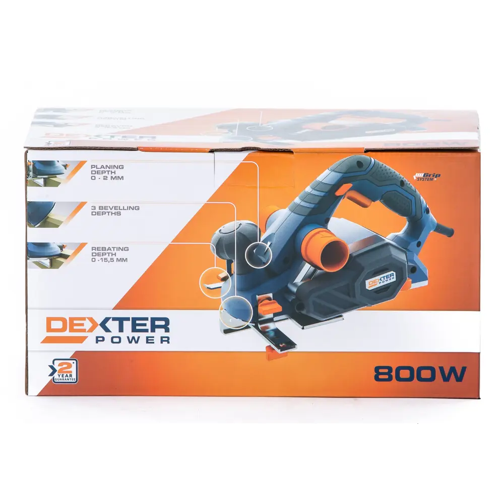 Рубанок электрический Dexter Power M1B-YH10-82X2, 800 Вт STLM-2102523 - Вид №5