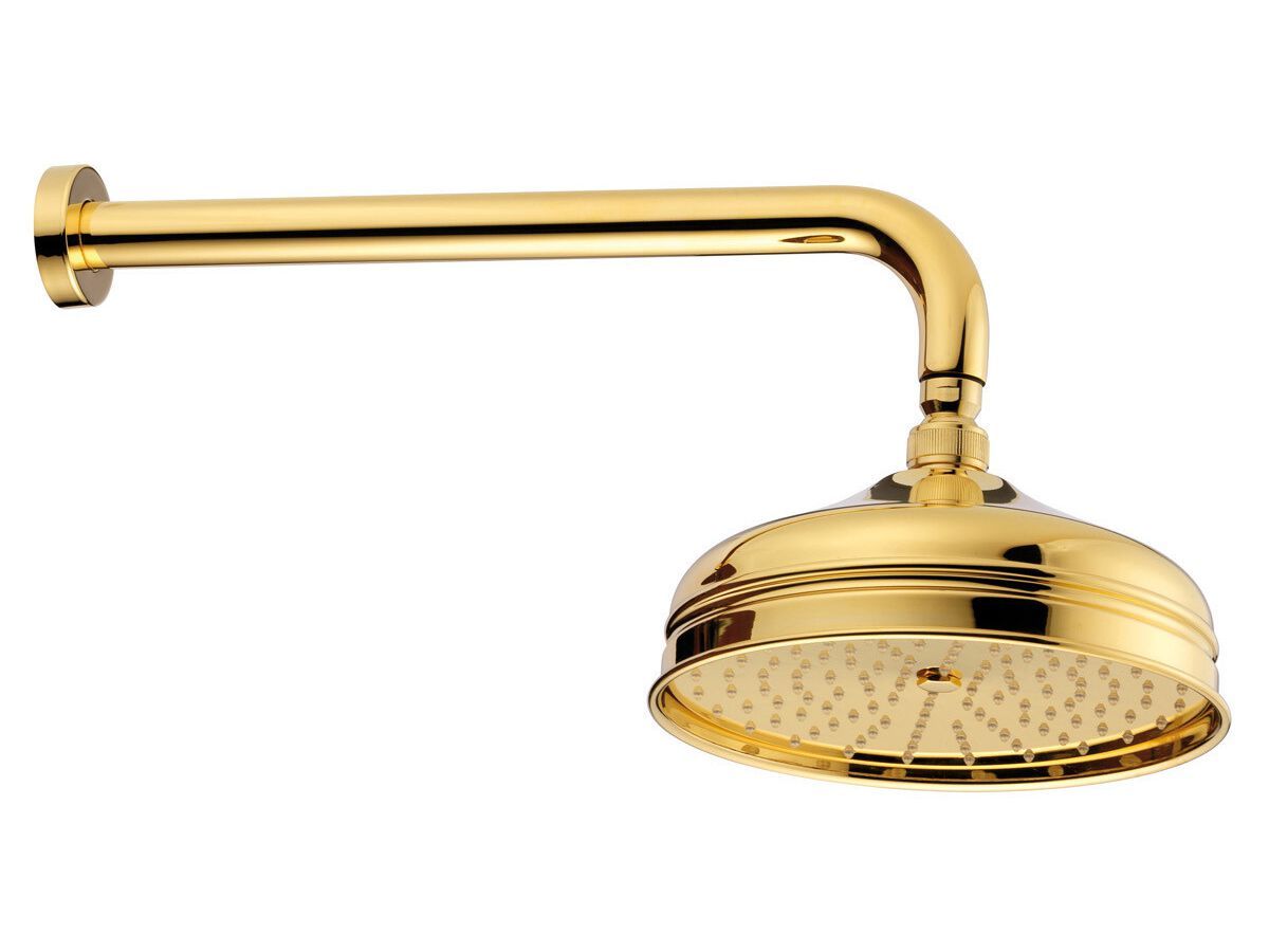 Круглая душевая головка из нержавеющей стали с кронштейном Rubinetterie Frattini душевые кабины ARCH-00022350 - Вид №1