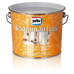 Эмаль Jobi Seidenmattlack (ЗайденматтЛак) 0,9л белая "БАЗА A"
