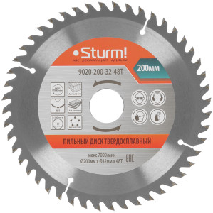 Диск пильный Sturm! 9020-200x32x48T 1287310