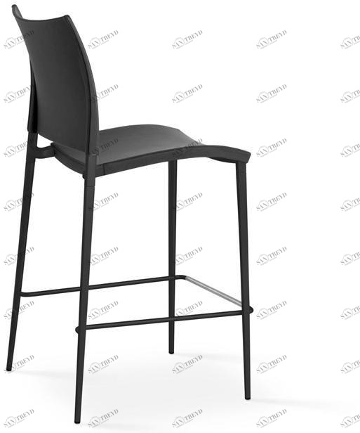 Desalto Высокий кожаный табурет со спинкой Sand sun-id-1348336