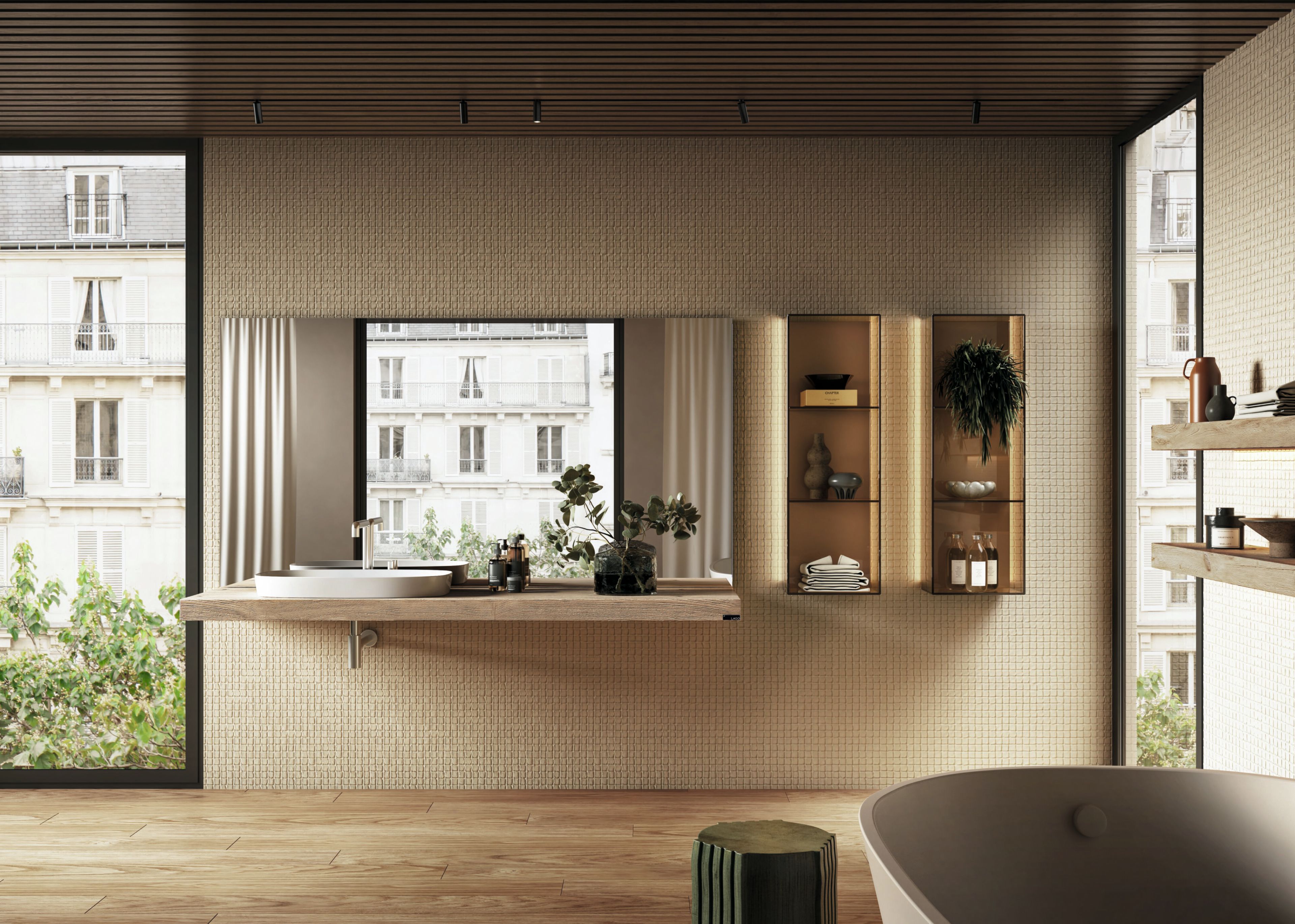 Керамическая овальная столешница Lago KERA ARCH-00079176 - Вид №4