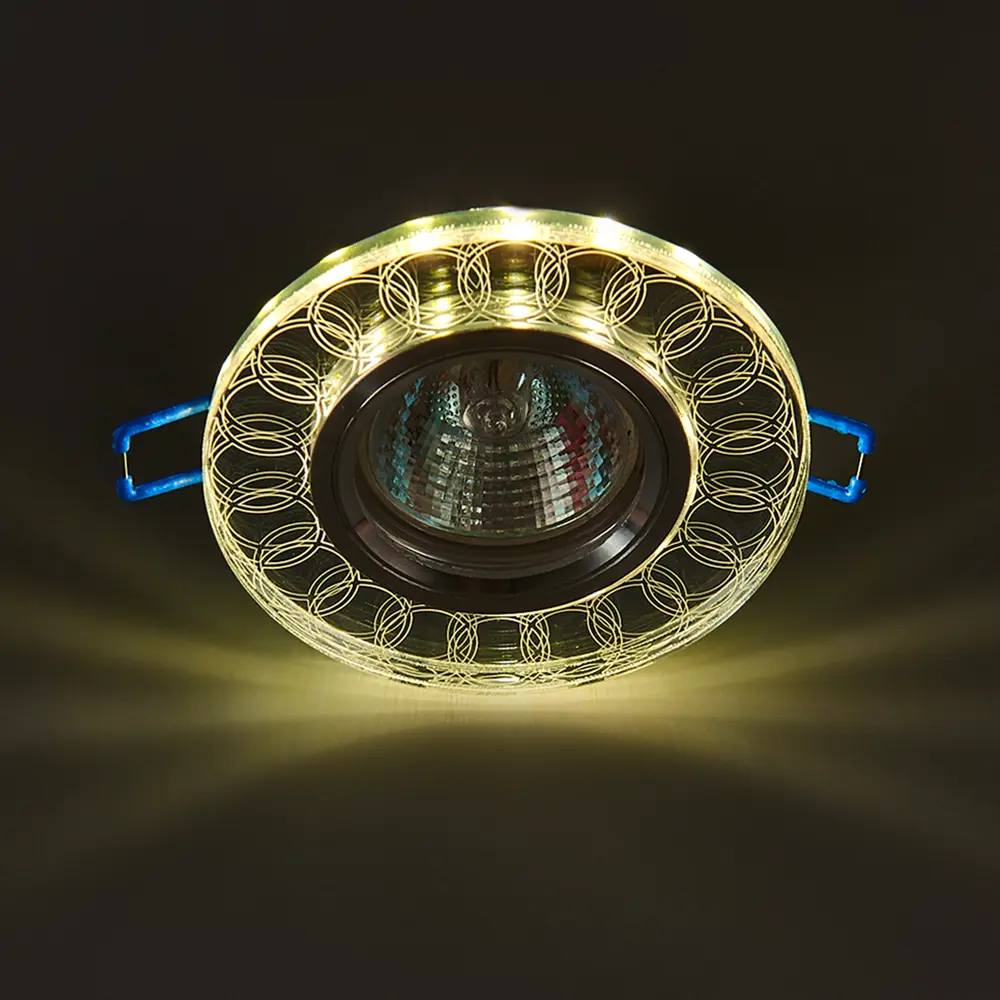 Светильник точечный встраиваемый DLS-L154 с LED-подсветкой под отверстие 65 мм, 1.7 м², цвет прозрачный Fametto STLM-2049166 - Вид №1