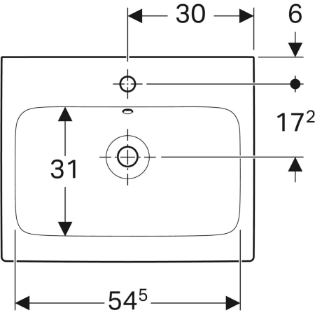 124060000 Раковина Geberit iCon Geberit  - Вид №19