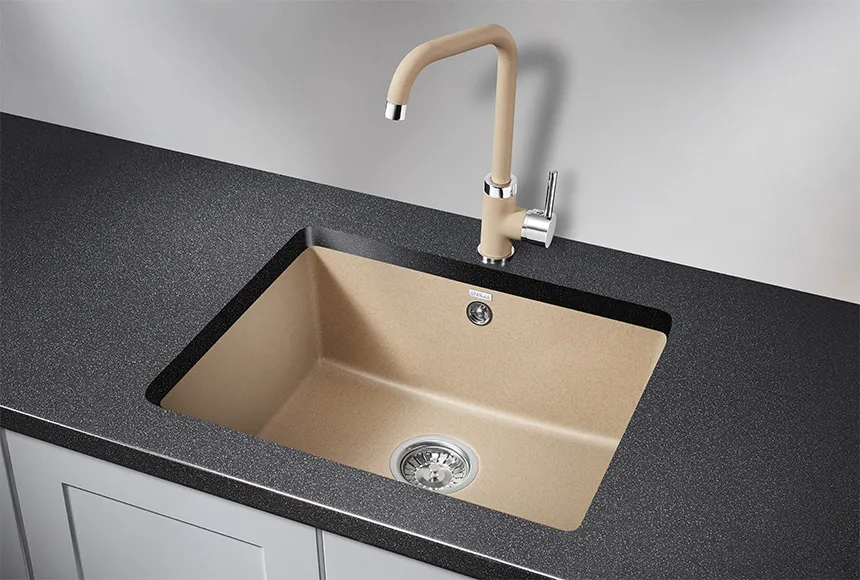5551, ПЕСОК, кухонная мойка, кварц GRANULA 5551-ST210