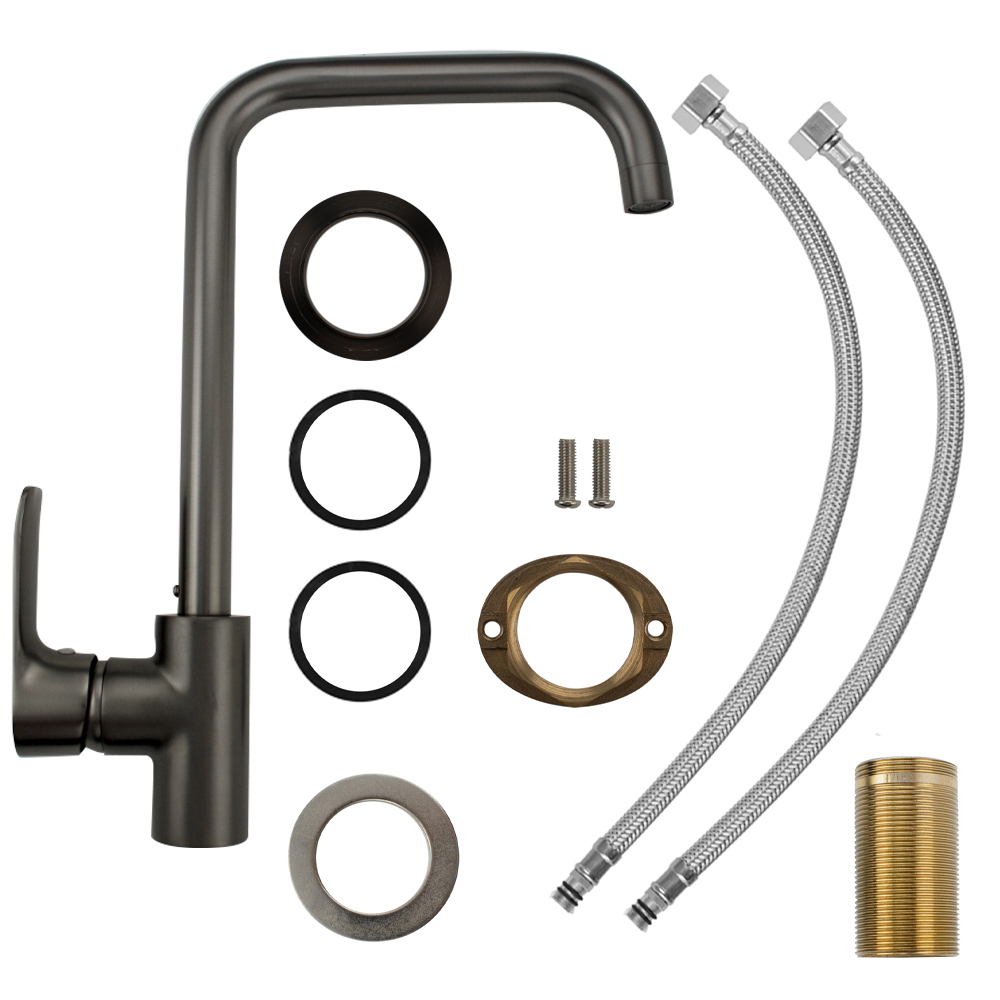 GFmark - Смеситель кухонный, шаровый, боковой, ТИТАН, код: 5154  - Вид №3