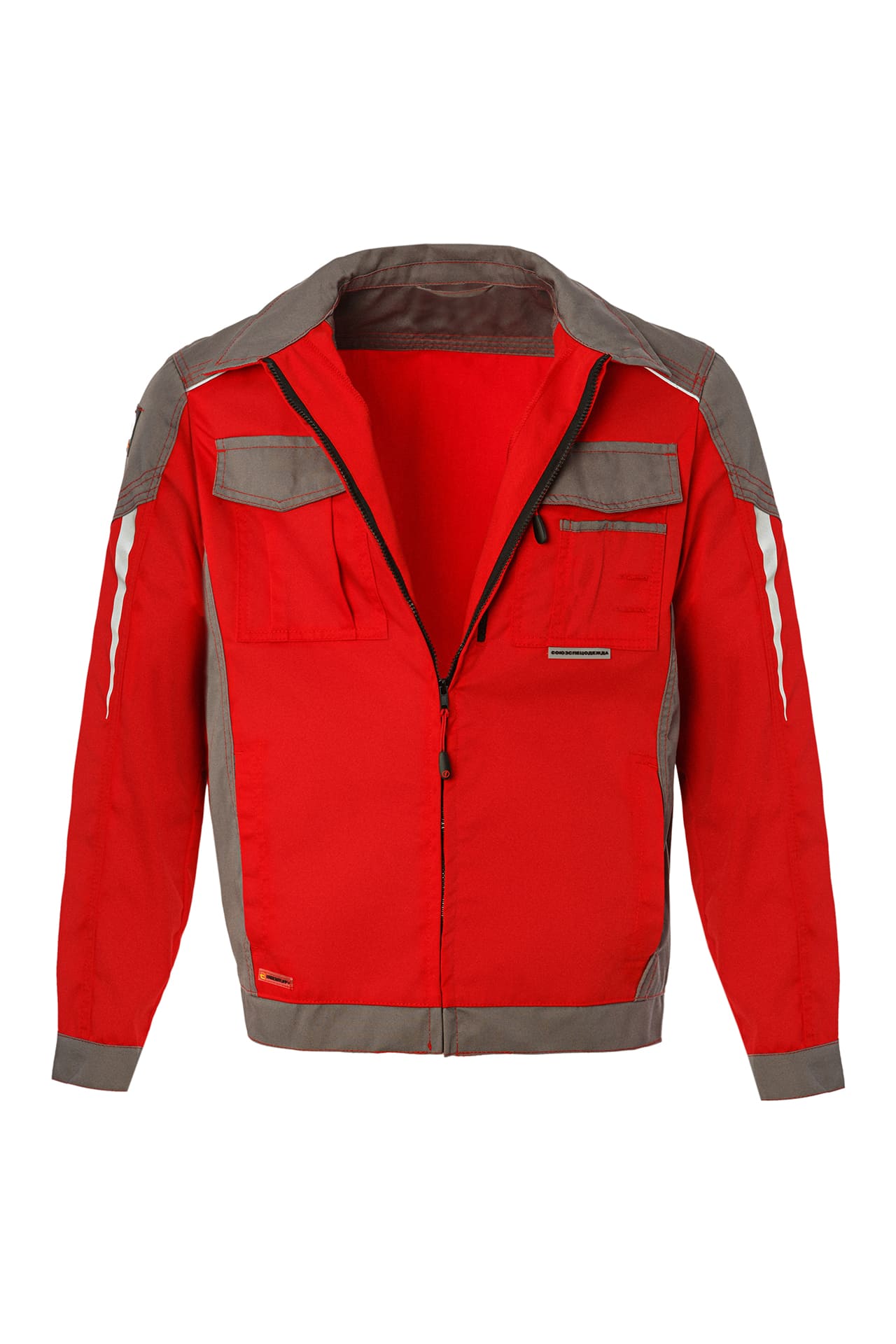 64646 Костюм  NEW 2 красный с серым STATUS  Летняя спецодежда  размер 60-62/170-176  - Вид №3