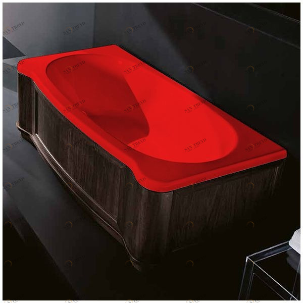 Ванна Gruppo treesse New Classic Young VTL-V6741-SX-WV-K красная прямоугольная левая венге VTLV6741SXWVK