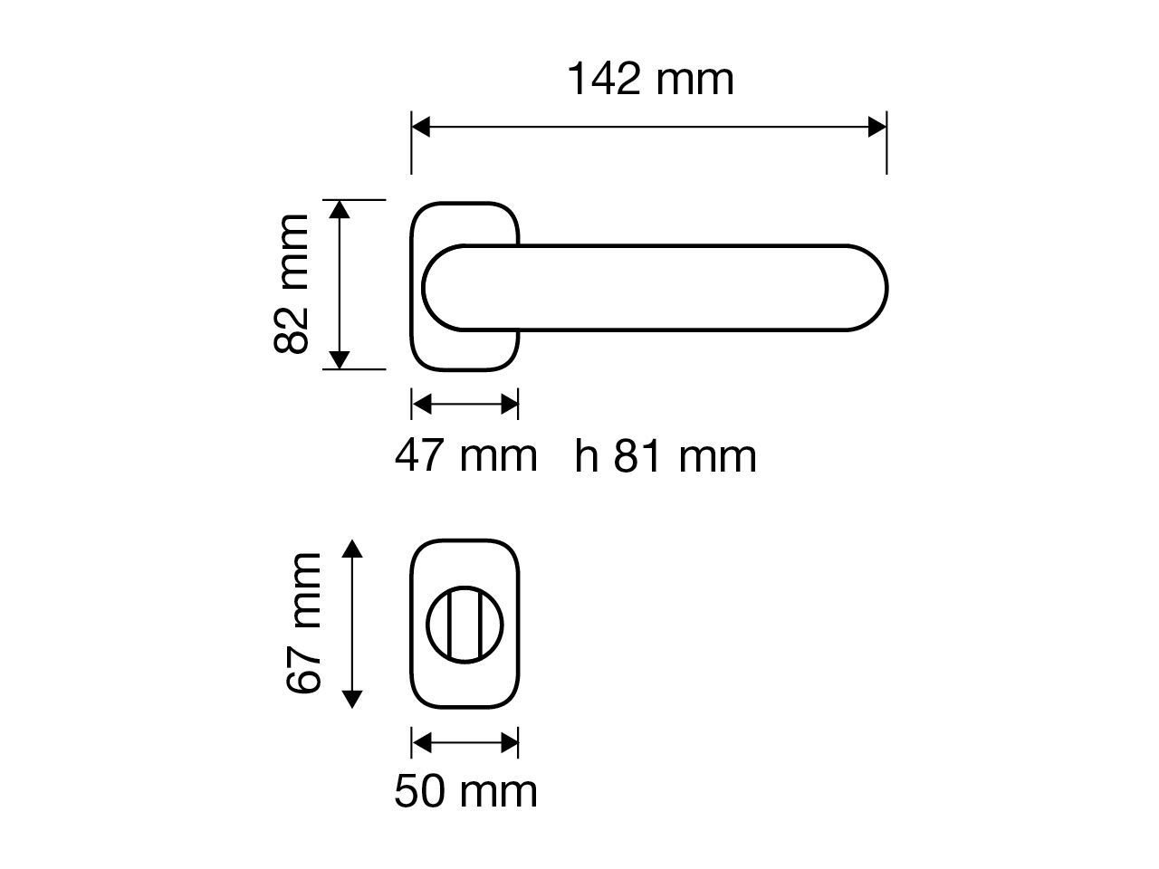Латунная ручка с насадкой LINEA CALI' Jewel ARCH-00126880 - Вид №4